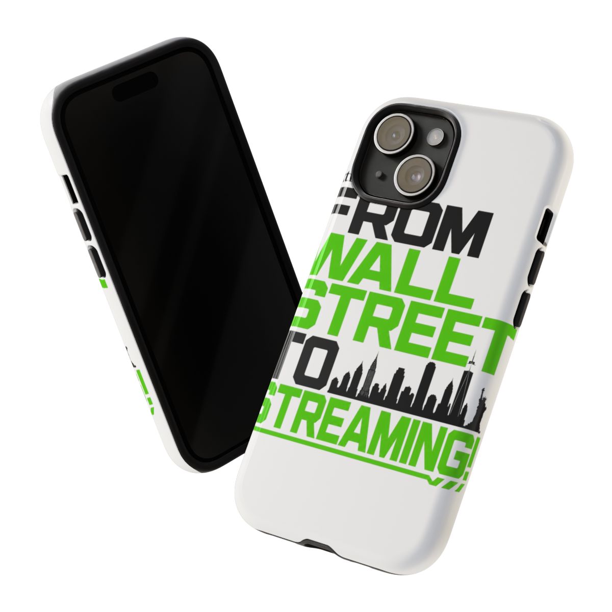 ExtraEmily "From Wall Street to Streaming!" Phone Case - alternate angle 1, merchandise