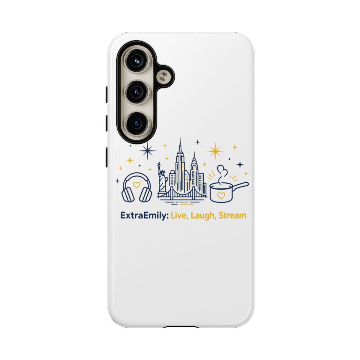 ExtraEmily "ExtraEmily: Live Phone Case - alternate angle 2, merchandise