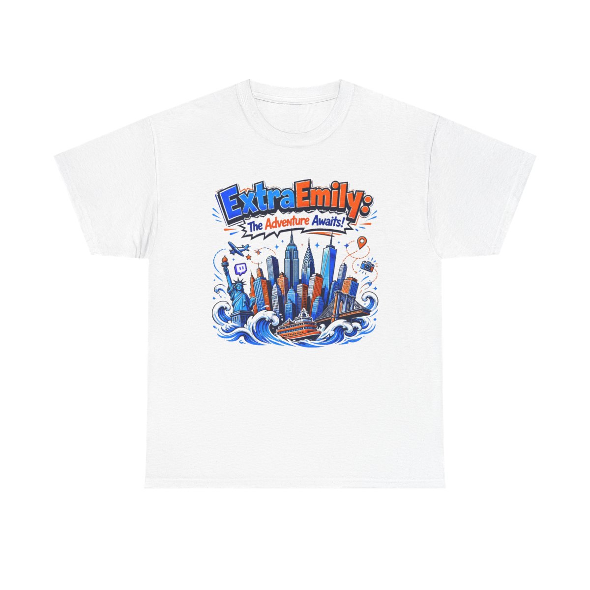 ExtraEmily "ExtraEmily: The Adventure Awaits!" Unisex Tee