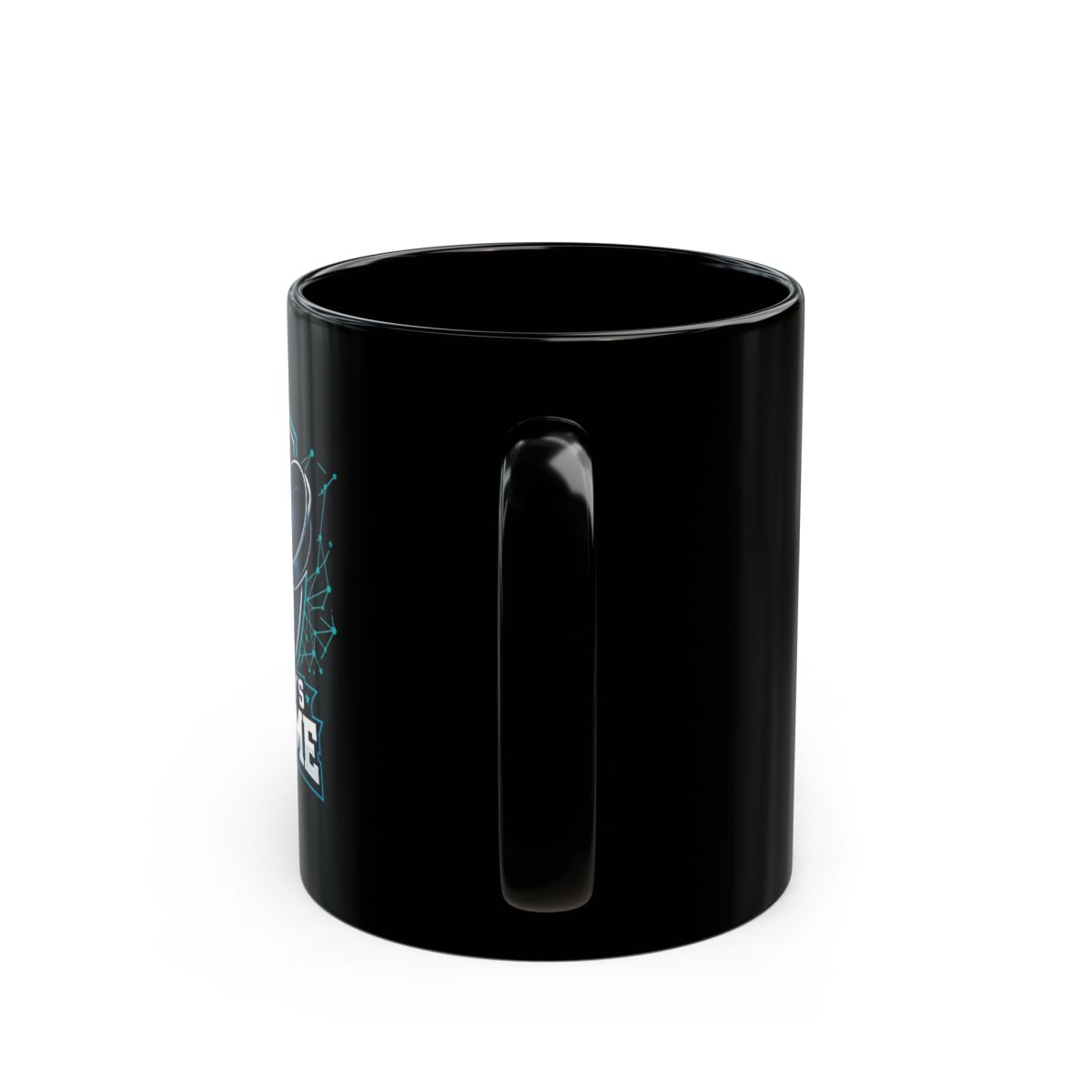ExtraEmily Black Mug - alternate angle 3, merchandise