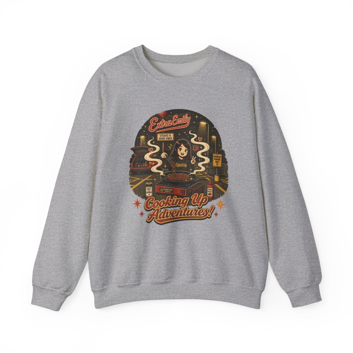 ExtraEmily "Cooking Up Adventures!" Crewneck